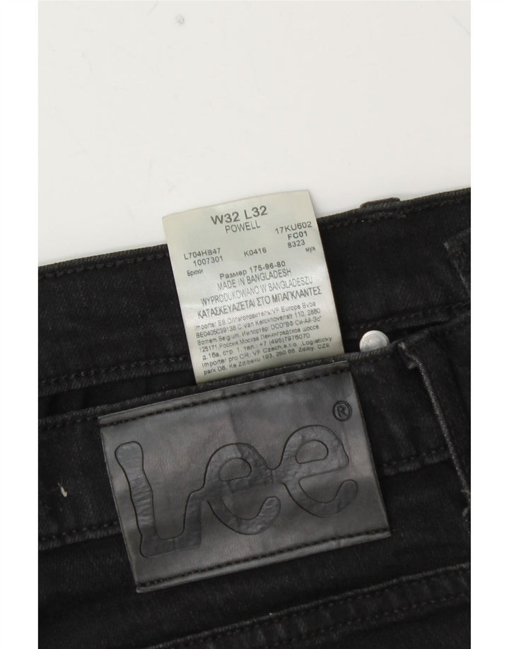 Мужские джинсы LEE Powell Slim W32 L30, черный хлопок