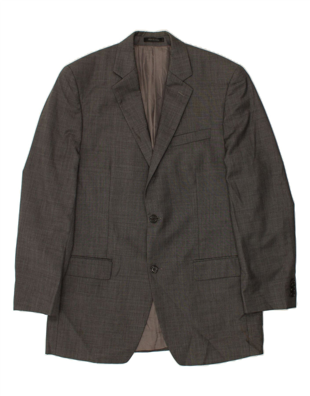 MICHAEL KORS Mens 2 Button Blazer Jacket UK 40 Large Grey Wool Vintage Michael Kors and Second-Hand Michael Kors from Messina Hembry 