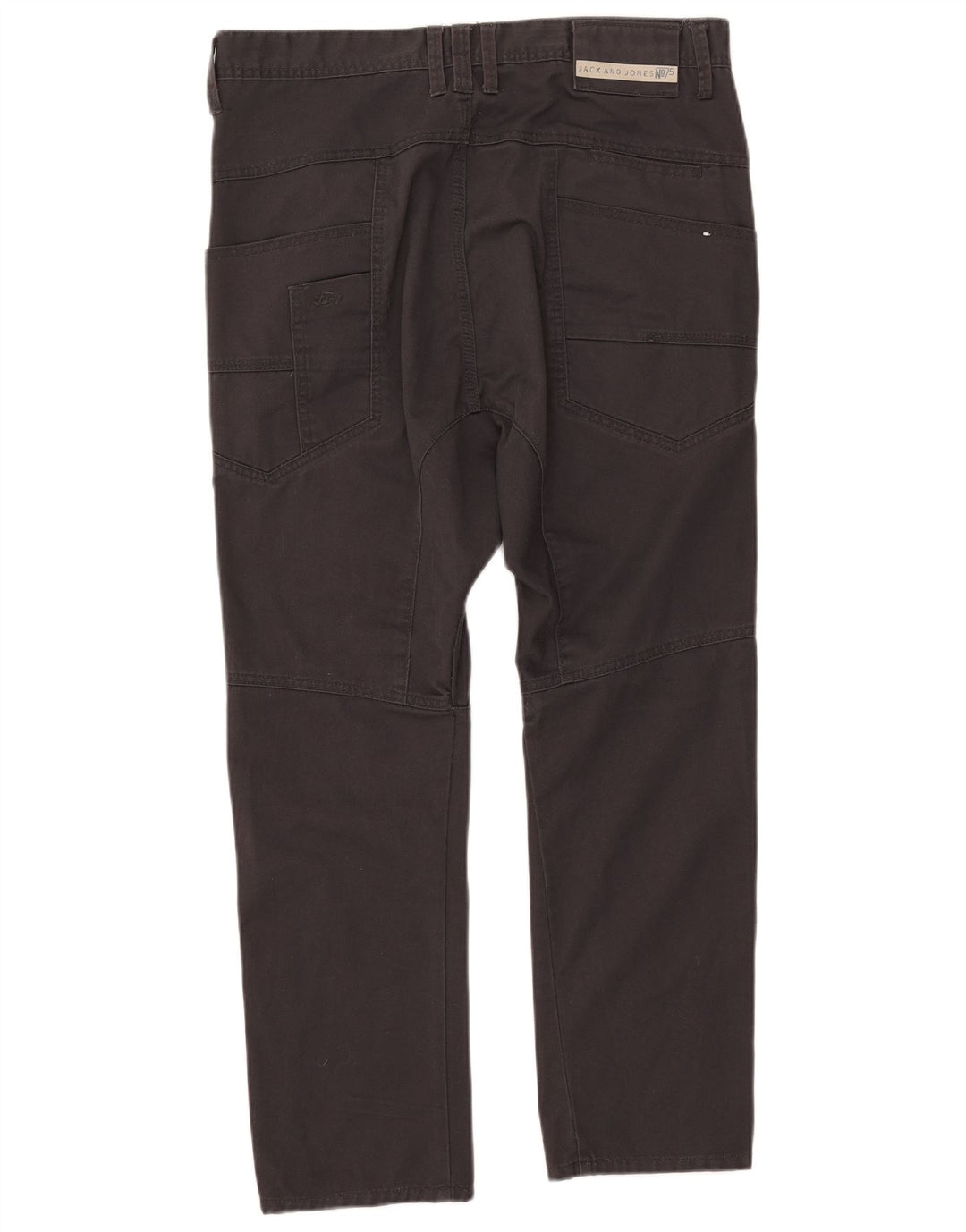 Мужские узкие повседневные брюки Jack & Jones W34 L25, черный полиэстер