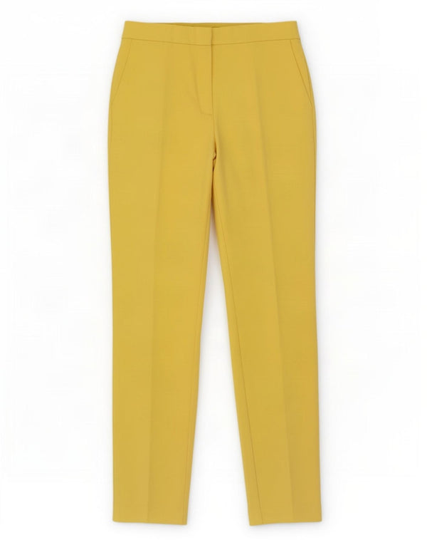 Женские узкие брюки чинос Zara Medium W28 L27 Желтые