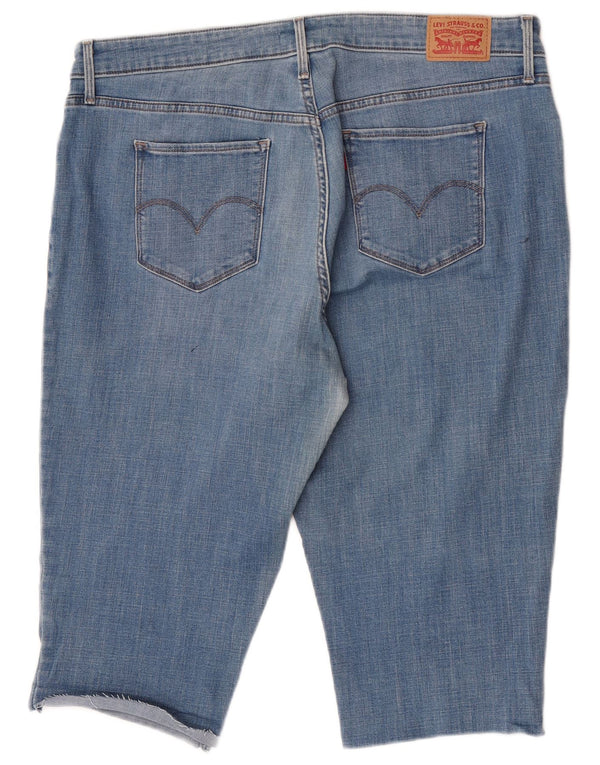 Женские джинсовые шорты-бермуды Levi's 311, США 20, 2XL, W40, синий хлопок