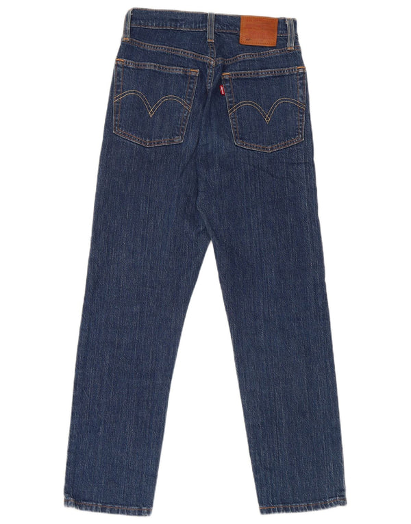 Женские прямые джинсы Levi's 501 W24 L26 синие, хлопок