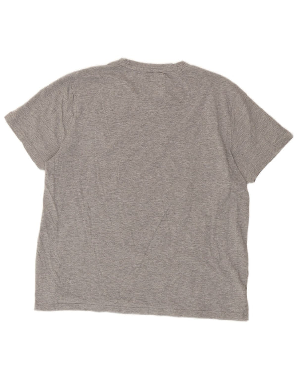 Crew Clothing Мужская футболка Top XL Серый хлопок