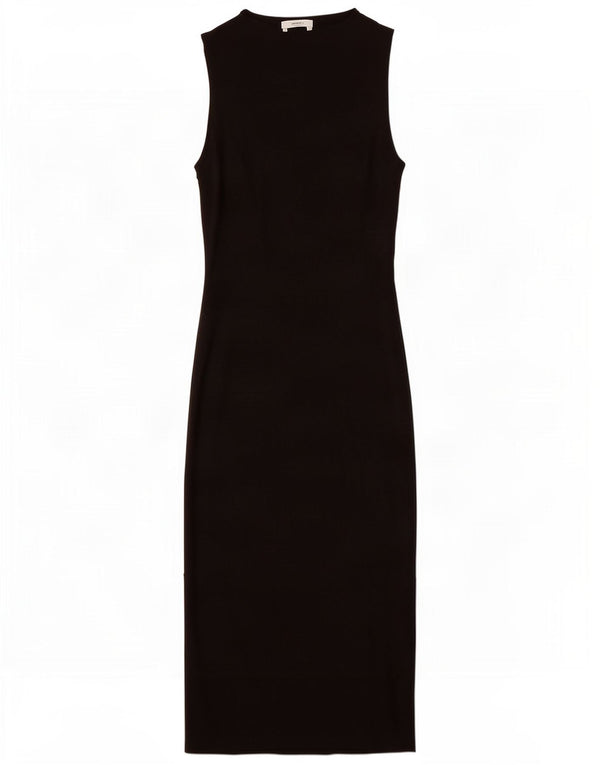 Женское облегающее платье без рукавов Zara UK 18 XL, черный хлопок