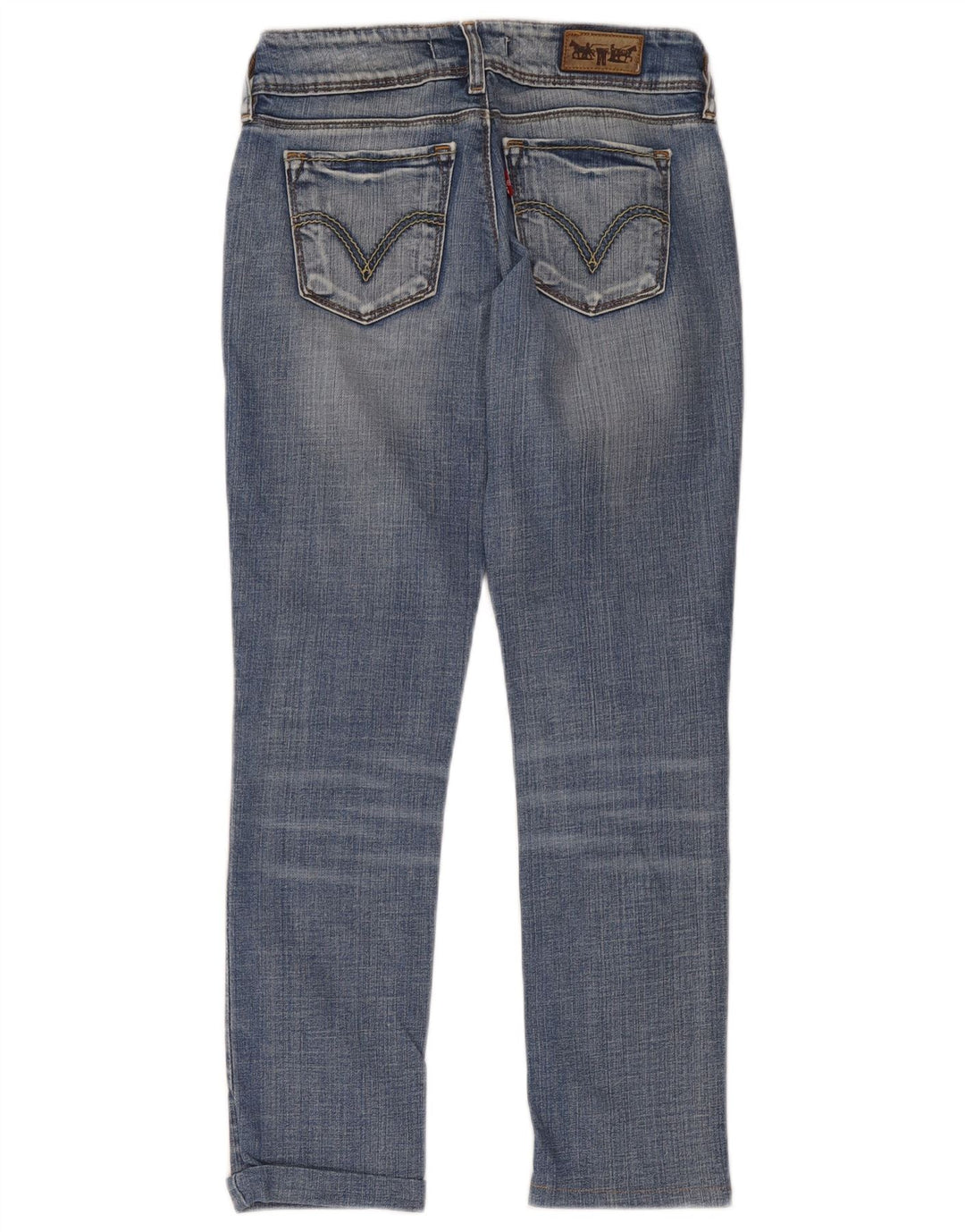 Женские узкие джинсы Levi's 571 W27 L34 синие, хлопок