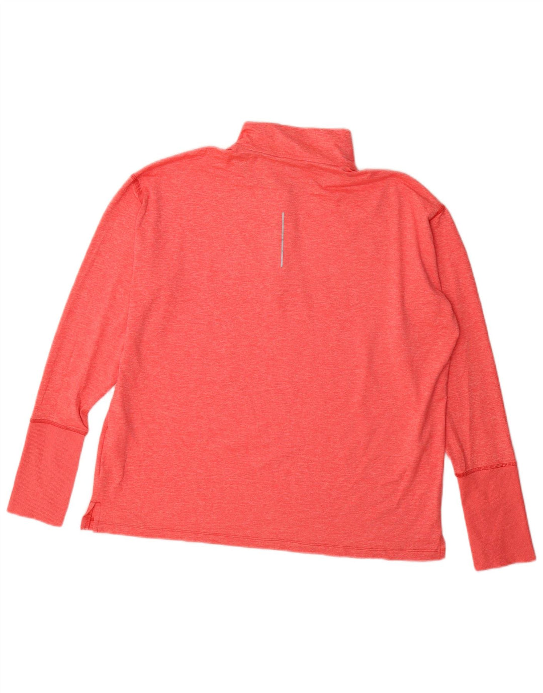 Женский топ Nike Dri Fit с длинным рукавом UK 18 XL, розовый полиэстер с крапинками