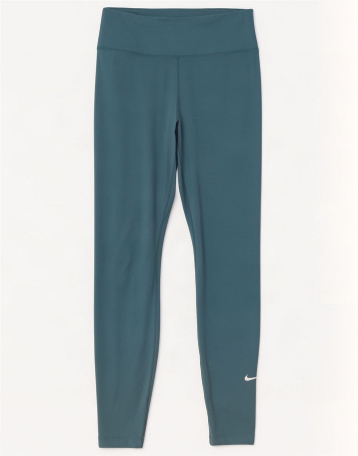 Женские леггинсы Nike Dri Fit UK 8, маленькие синие, полиэстер