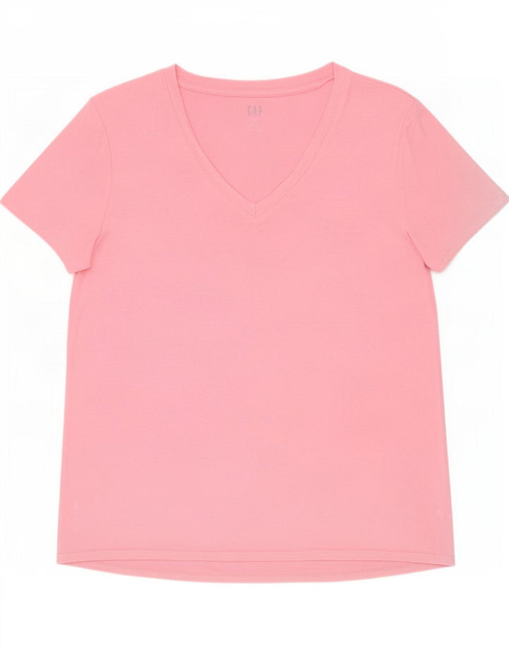 Женская футболка Gap Top UK 10, маленькая розовая вискоза