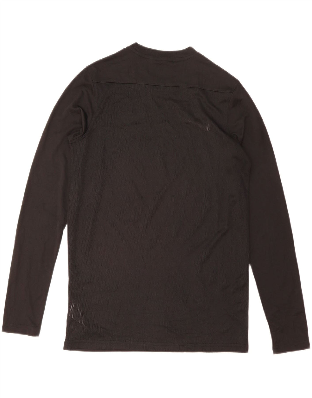 Мужской топ Nike Dri Fit с длинным рукавом, средний черный полиэстер