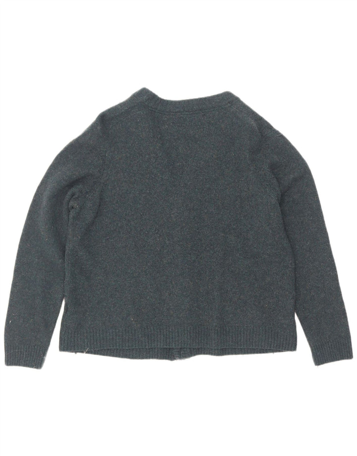 Мужской кардиган-свитер Marks & Spencer 2XL синий шерстяной