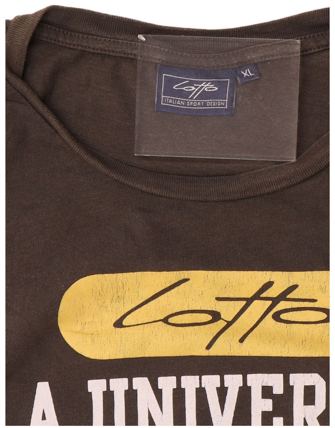 LOTTO Мужская футболка с рисунком Top XL Коричневый