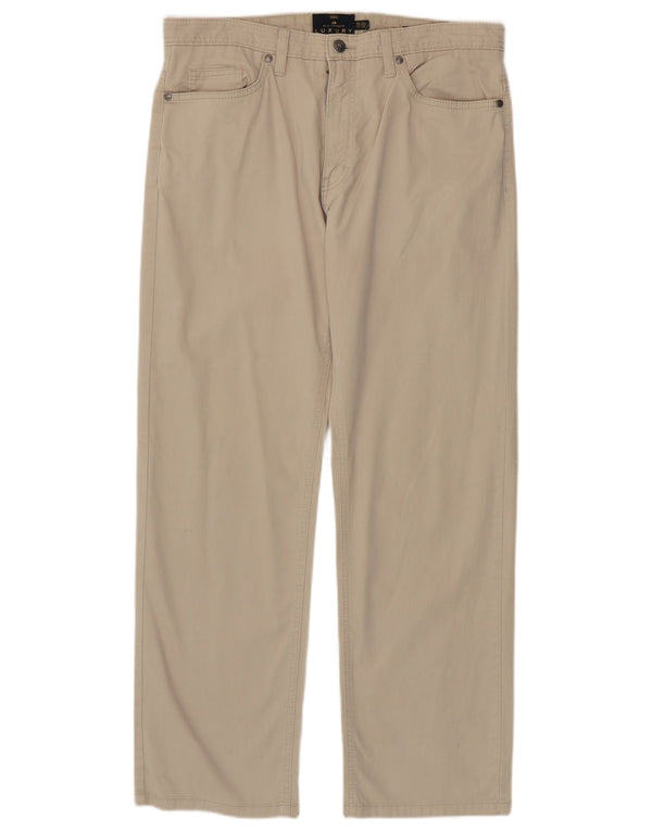 Мужские прямые повседневные брюки Marks & Spencer Blue Harbour W34 L29 бежевые