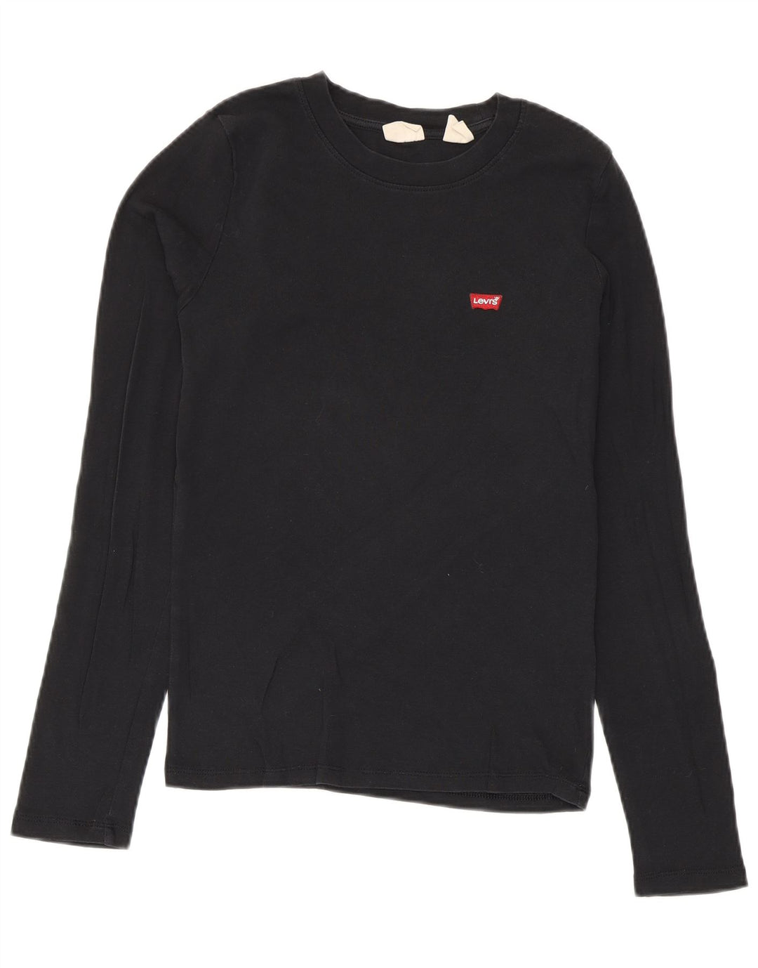 Женский топ Levi's с длинным рукавом UK 12, средний черный