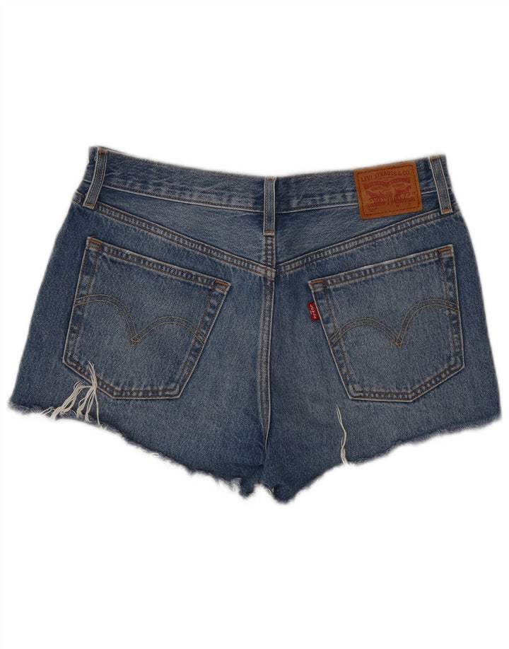 Женские джинсовые шорты LEVI'S 501 W28, средний синий