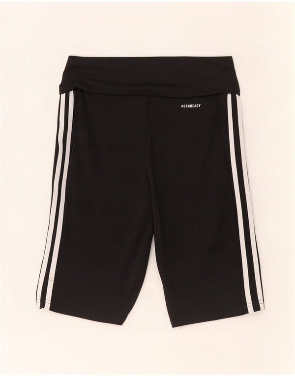 Женские спортивные шорты Adidas Aeroready UK 12/14, средний черный, полиэстер