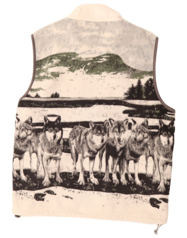 Мужской флисовый жилет Atlas For Men, Великобритания 44, размер 2XL, белый полиэстер