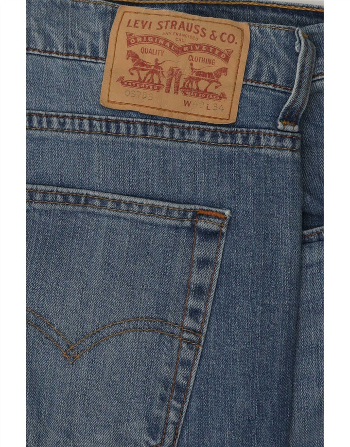 Мужские узкие джинсы Levi's W40 L34 синие, хлопок