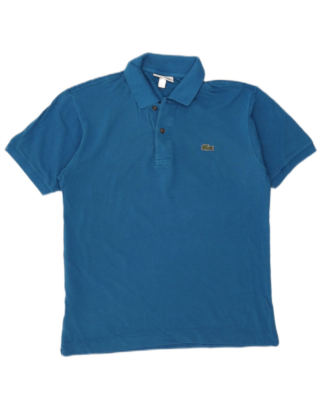 Мужская рубашка-поло классического кроя Lacoste, размер 3, маленькая, синяя