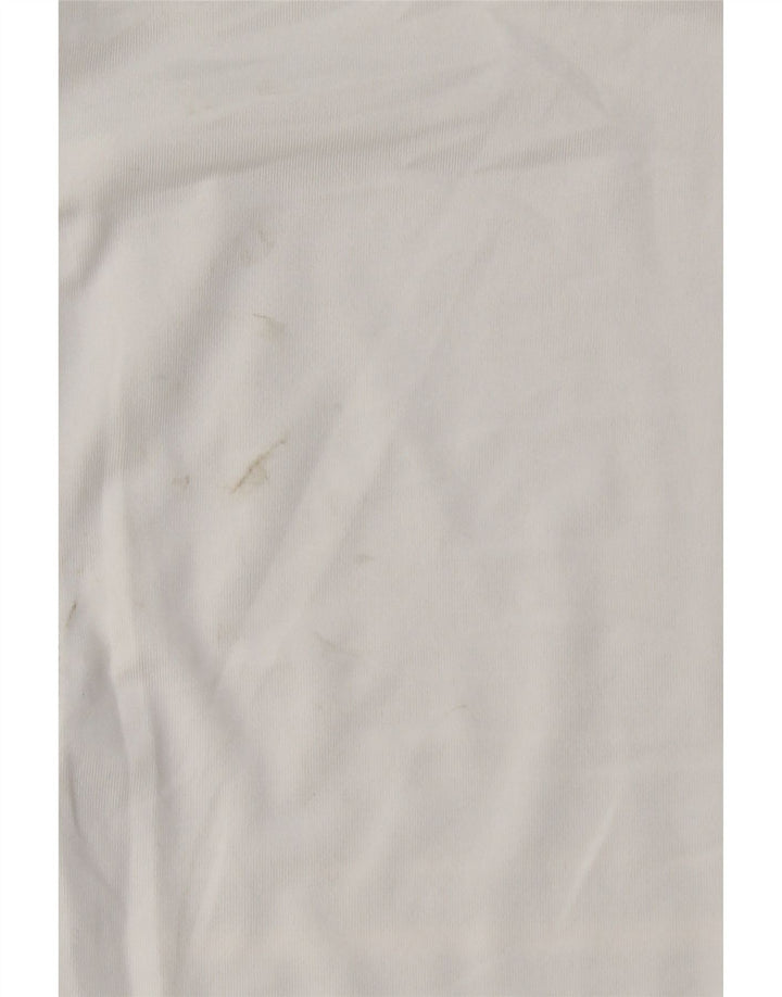 Мужская рубашка-поло IZOD XL, полиэстер белого цвета с цветными блоками