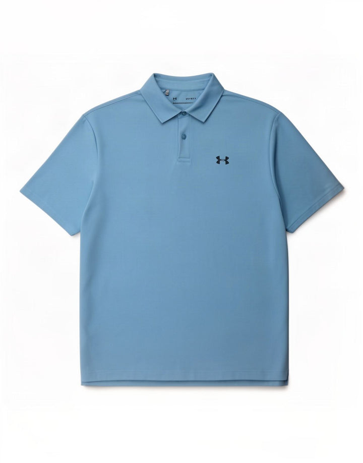 Мужская рубашка поло Under Armour, большая синяя, полиэстер