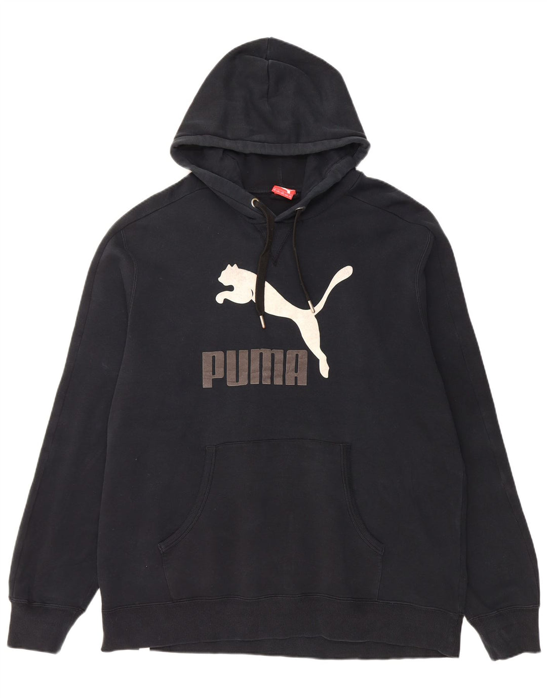Мужской джемпер с капюшоном Puma 2XL, черный, хлопок