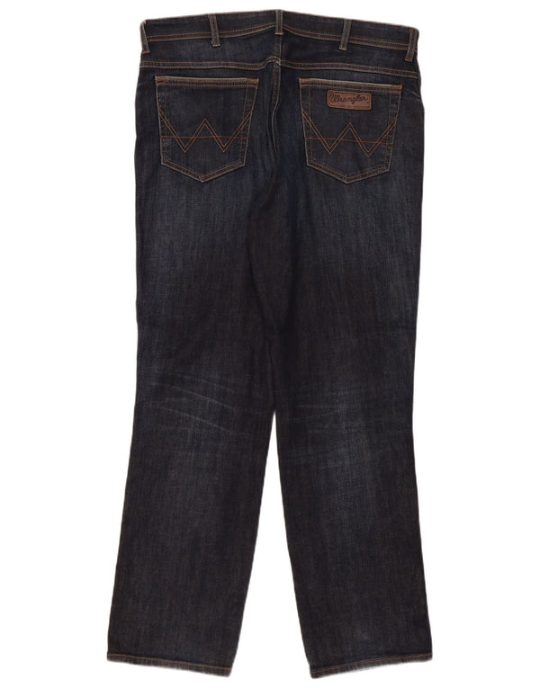 Мужские прямые джинсы Wrangler Texas Stretch W38 L32, синий хлопок