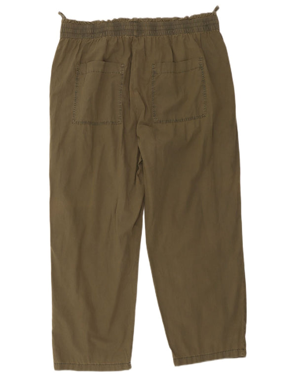 Женские прямые брюки чинос Marks & Spencer UK 18 XL W36 L26 хаки