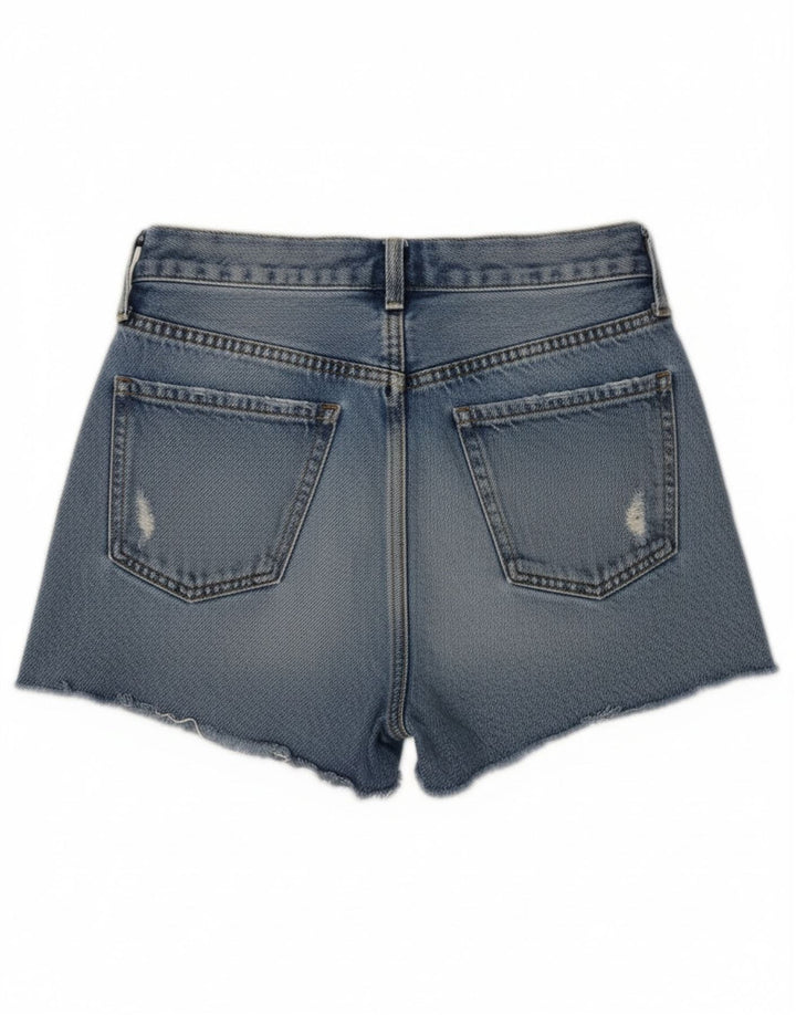 Женские джинсовые шорты Zara EU 34 2XS W24 Синие