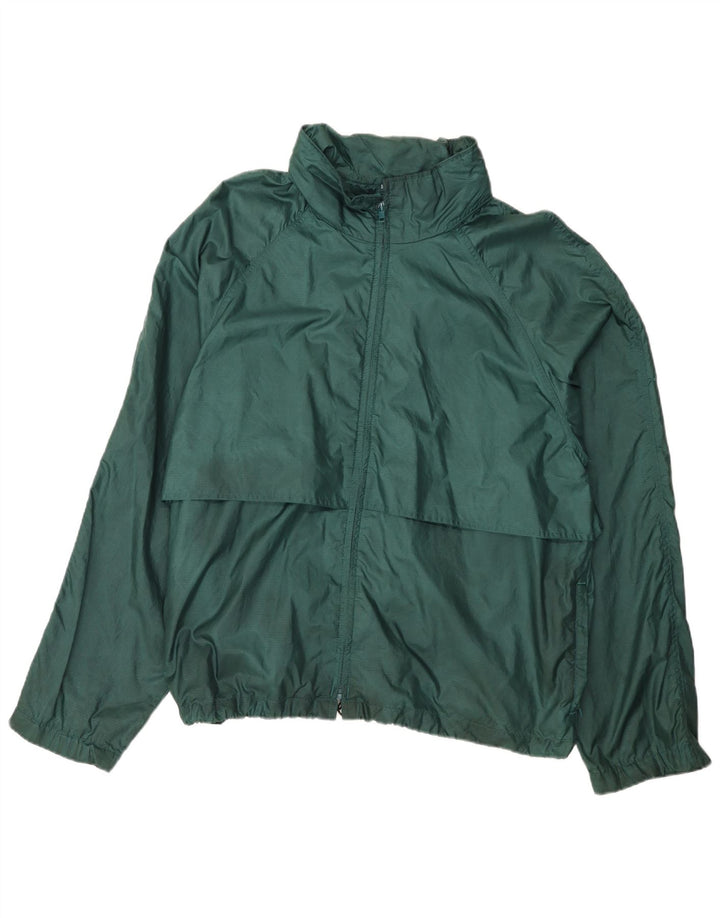 Мужская дождевик Eddie Bauer UK 42 XL, зеленый нейлон