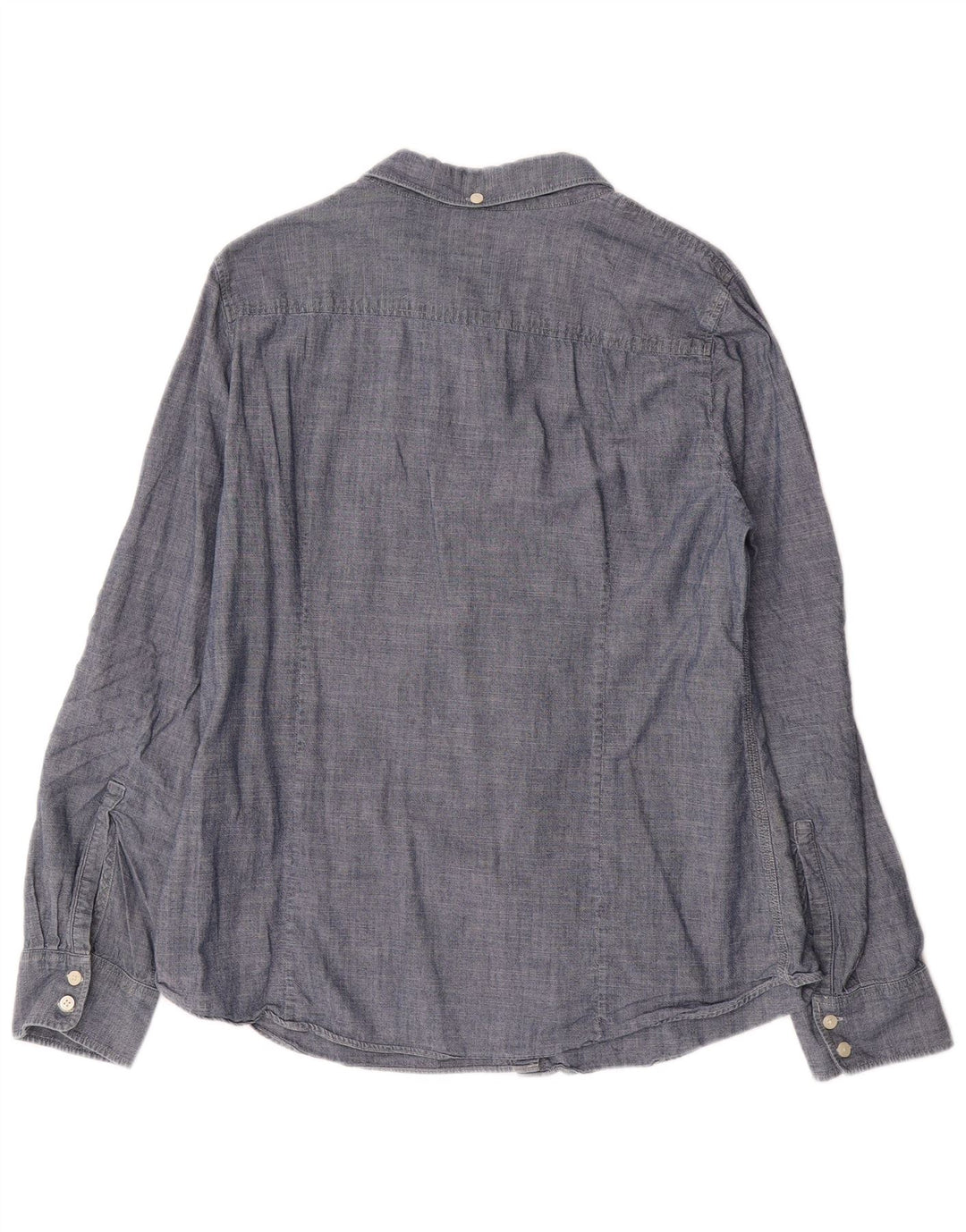 Женская джинсовая рубашка J. CREW UK 18 XL, темно-синяя, хлопок