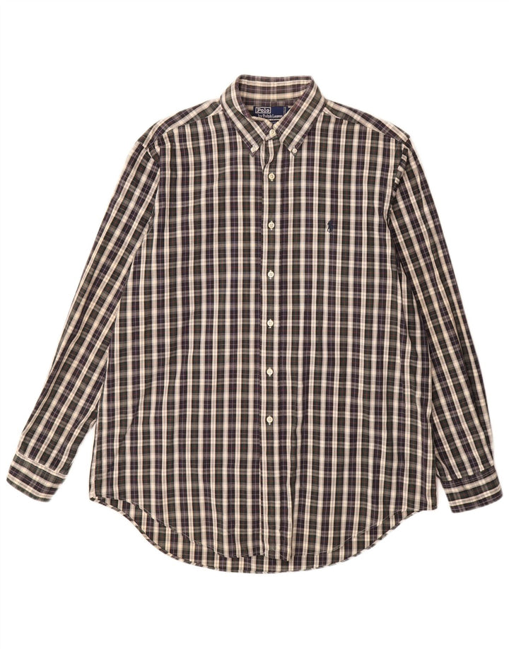 Мужская рубашка Andover POLO RALPH LAUREN, размер 16, 1/2, большая разноцветная клетка