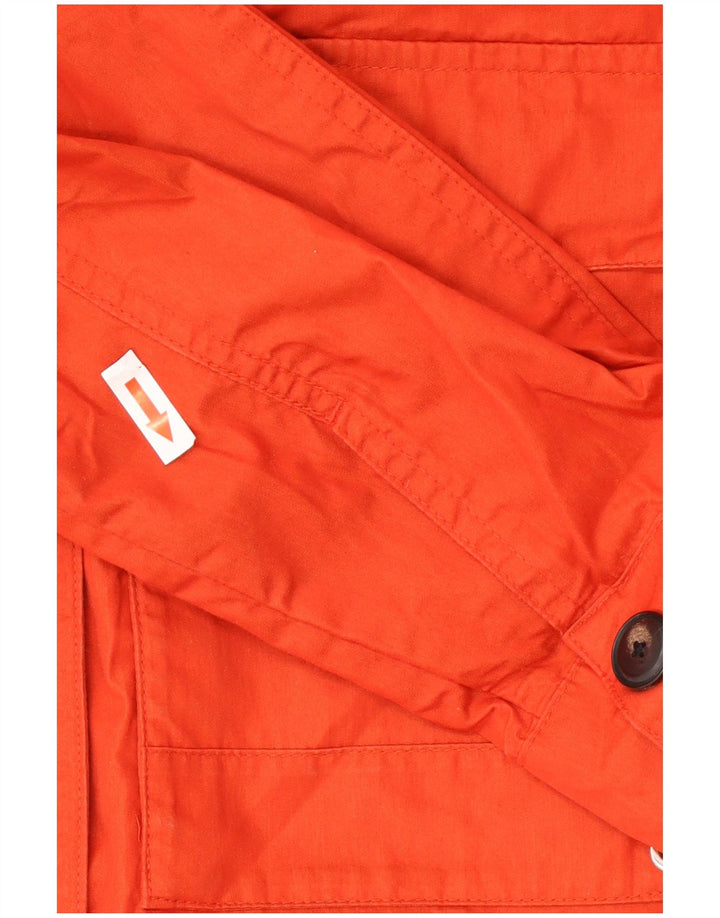 Massimo Dutti Женский бомбер с капюшоном UK 18 XL Оранжевый Полиэстер