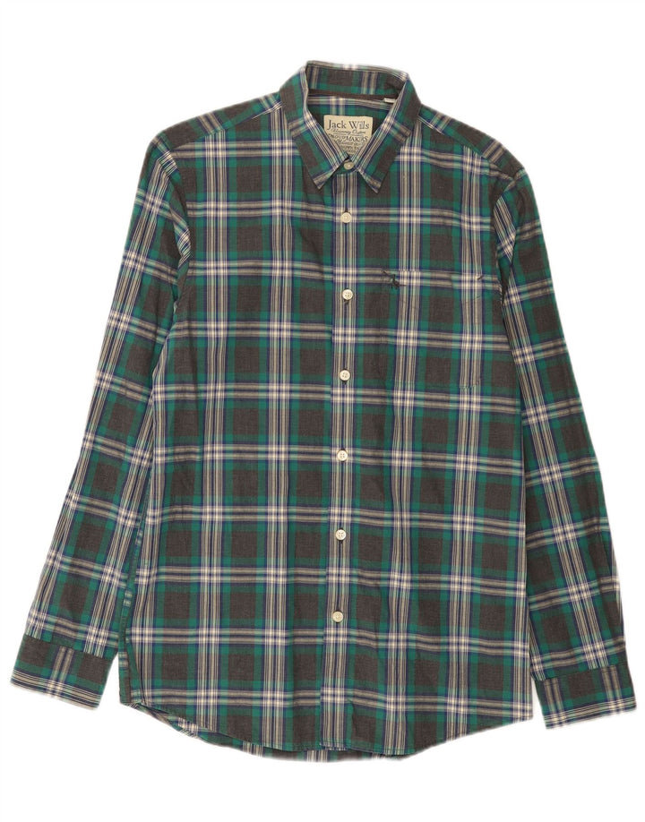 Мужская рубашка Jack Wills, маленькая серая клетка, хлопок