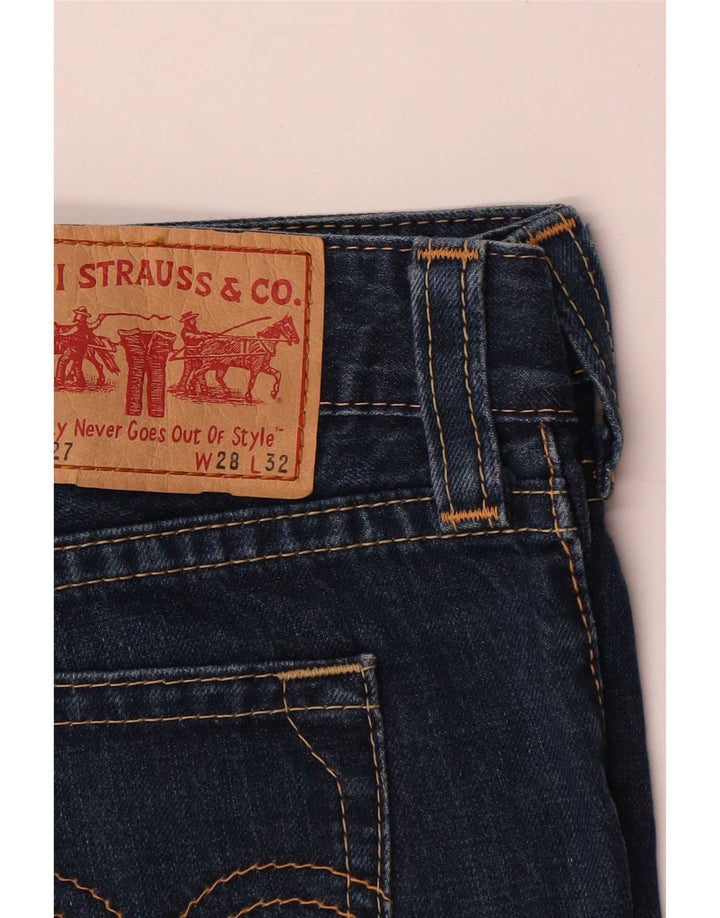 Женские джинсовые шорты Levi's 927 W28, средние, темно-синие