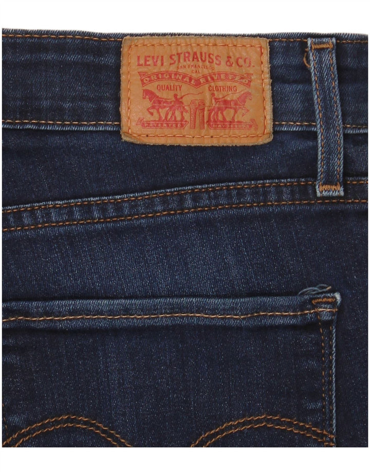 Женские джинсы скинни Levi's W28 L29 Темно-синие