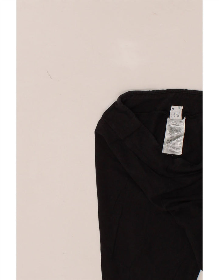 REEBOK Womens Leggings UK 4/6 Small Black Cotton Vintage Reebok and Second-Hand Reebok from Messina Hembry 