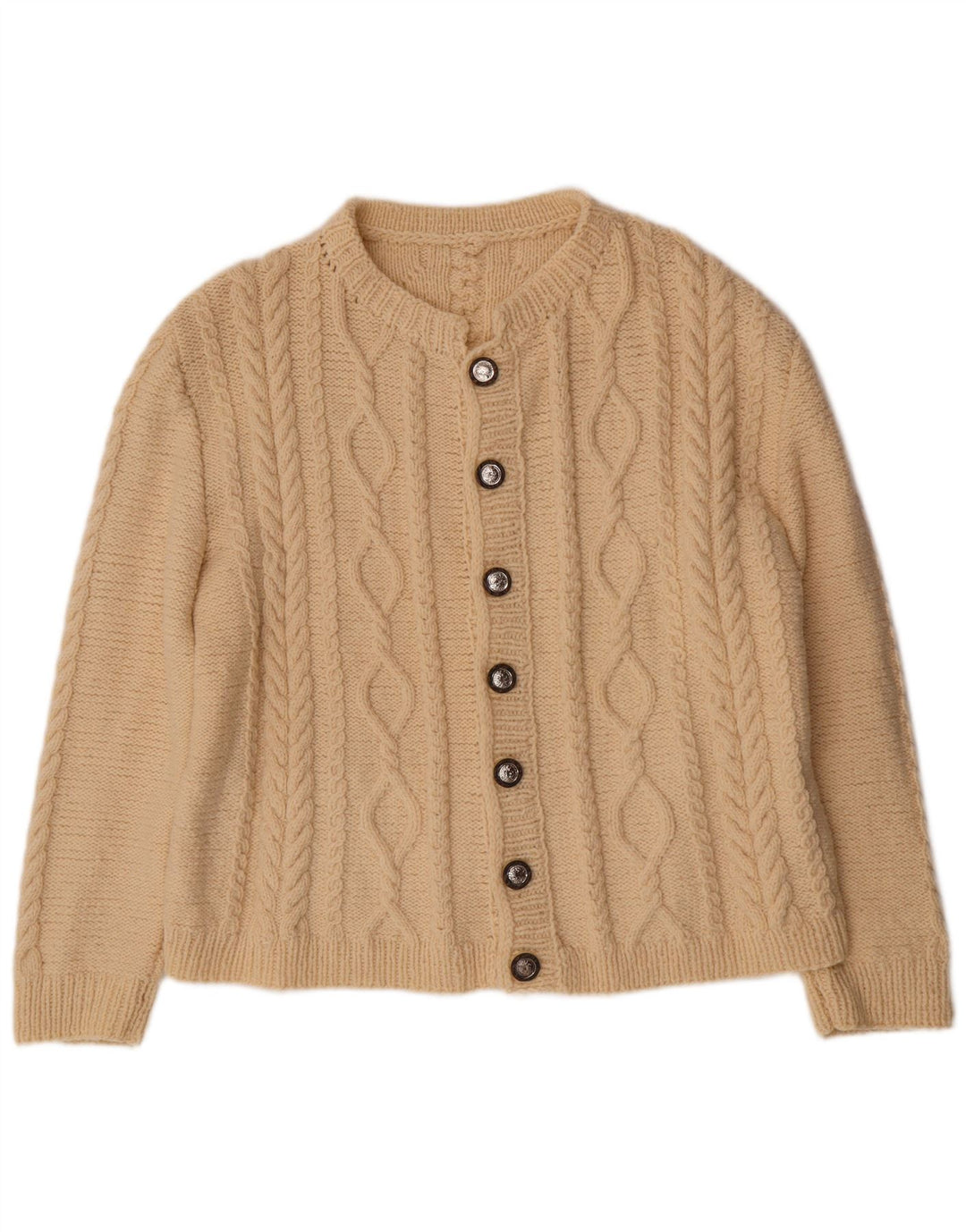 Женский свитер-кардиган VINTAGE UK 16, большой Off White