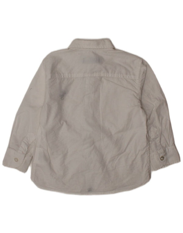 Рубашка CESARE PACIOTTI 4US для мальчиков 9-12 месяцев, белый хлопок