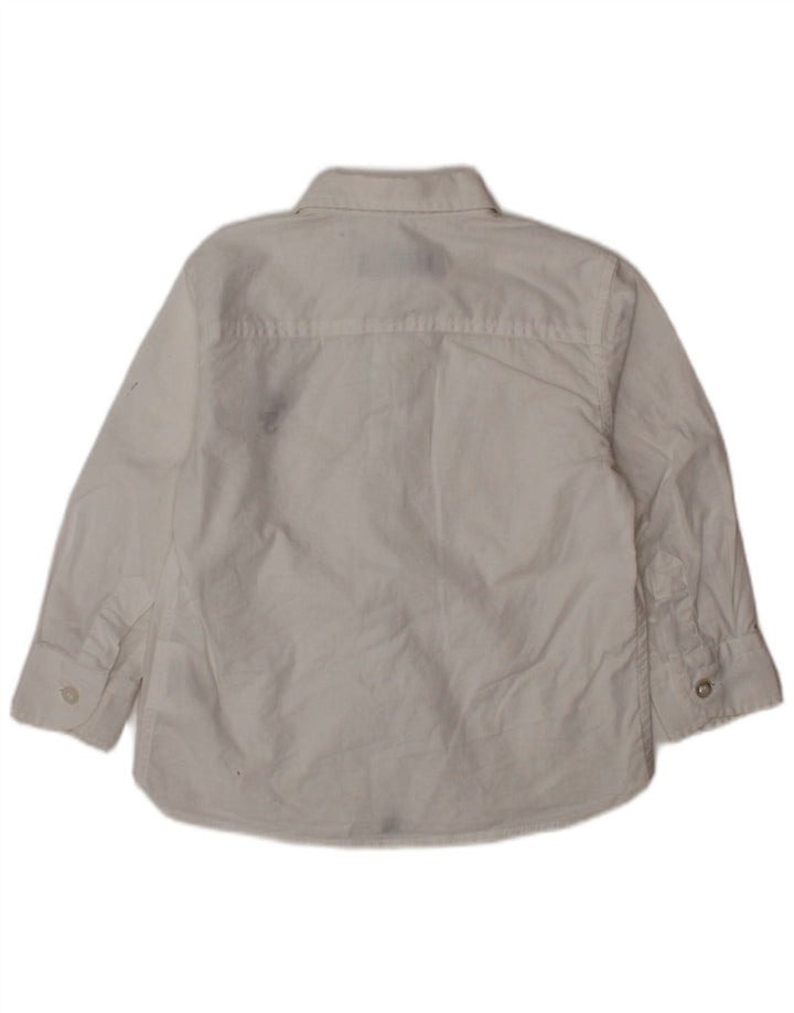 Рубашка CESARE PACIOTTI 4US для мальчиков 9-12 месяцев, белый хлопок