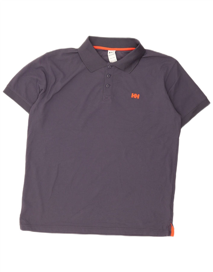 Мужская рубашка-поло Helly Hansen 2XL фиолетовая из полиамида