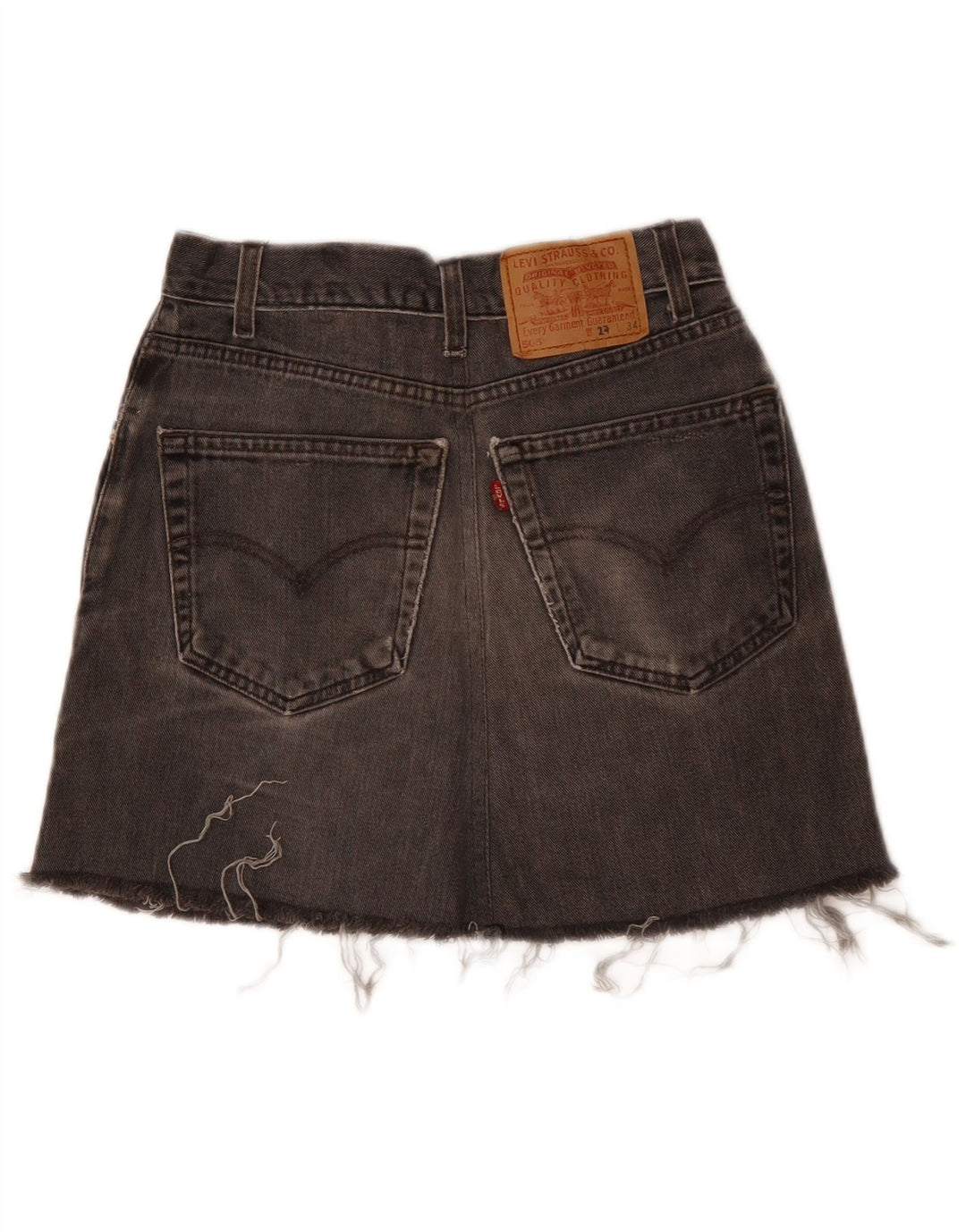 Женская джинсовая юбка Levi's 503 W24 XS Серая