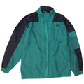 Мужская непромокаемая куртка Puma UK 36, маленькая, бирюзовая, нейлон с цветными блоками