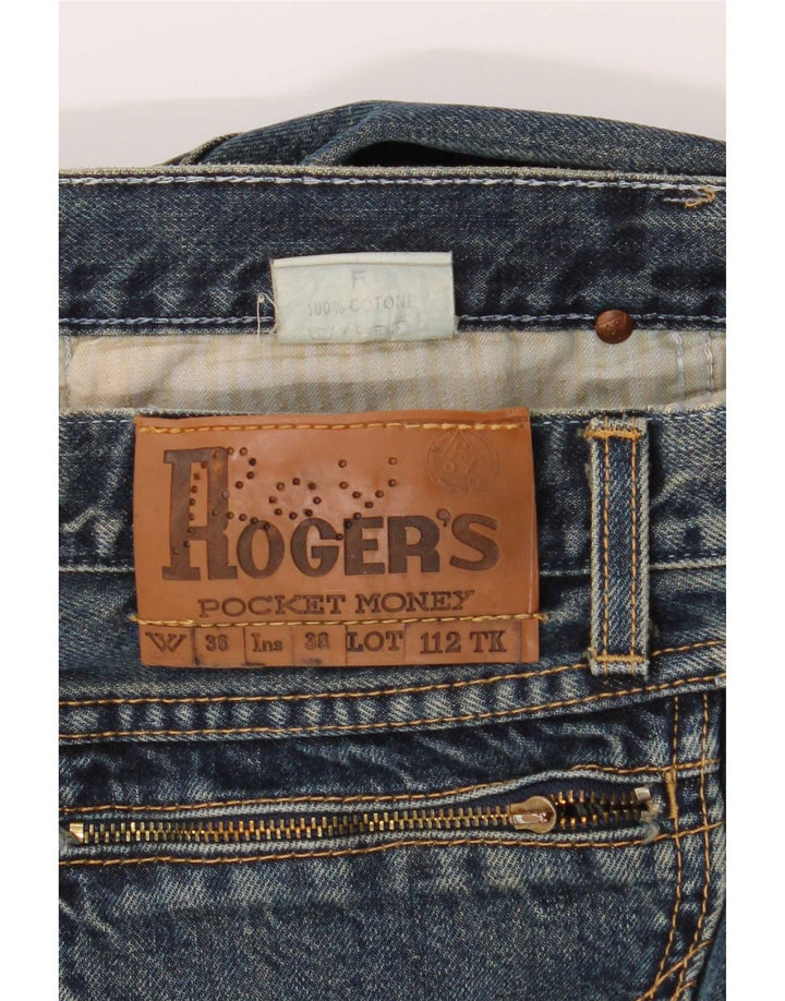 Мужские прямые джинсы Roy Rogers W36 L36, синий хлопок