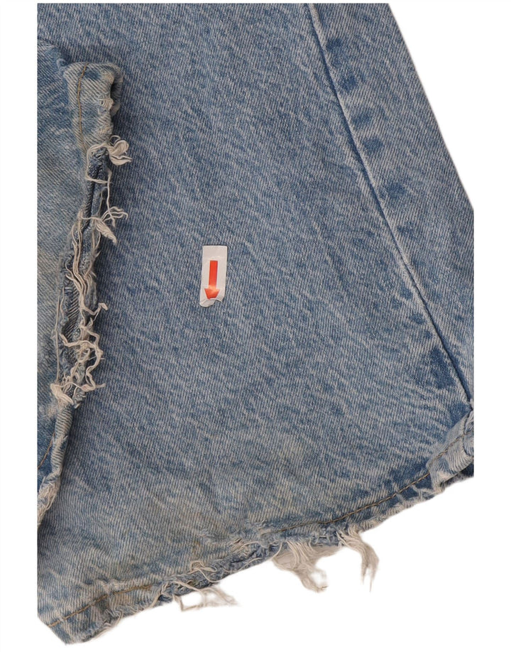 Женские прямые джинсы Zara EU 38, маленькие W30 L32, синие, хлопок