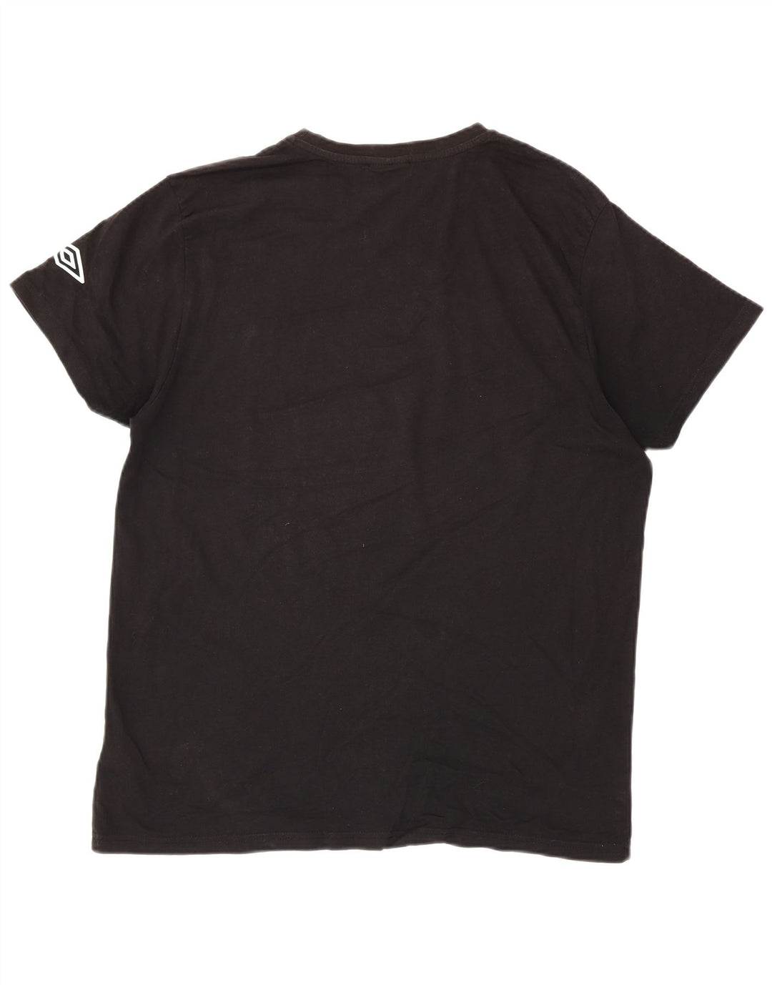 UMBRO Мужская футболка с рисунком, топ 2XL, черный хлопок
