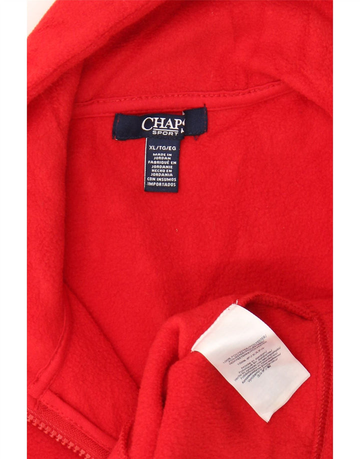 Женский флисовый жилет CHAPS UK 18 XL, красный полиэстер