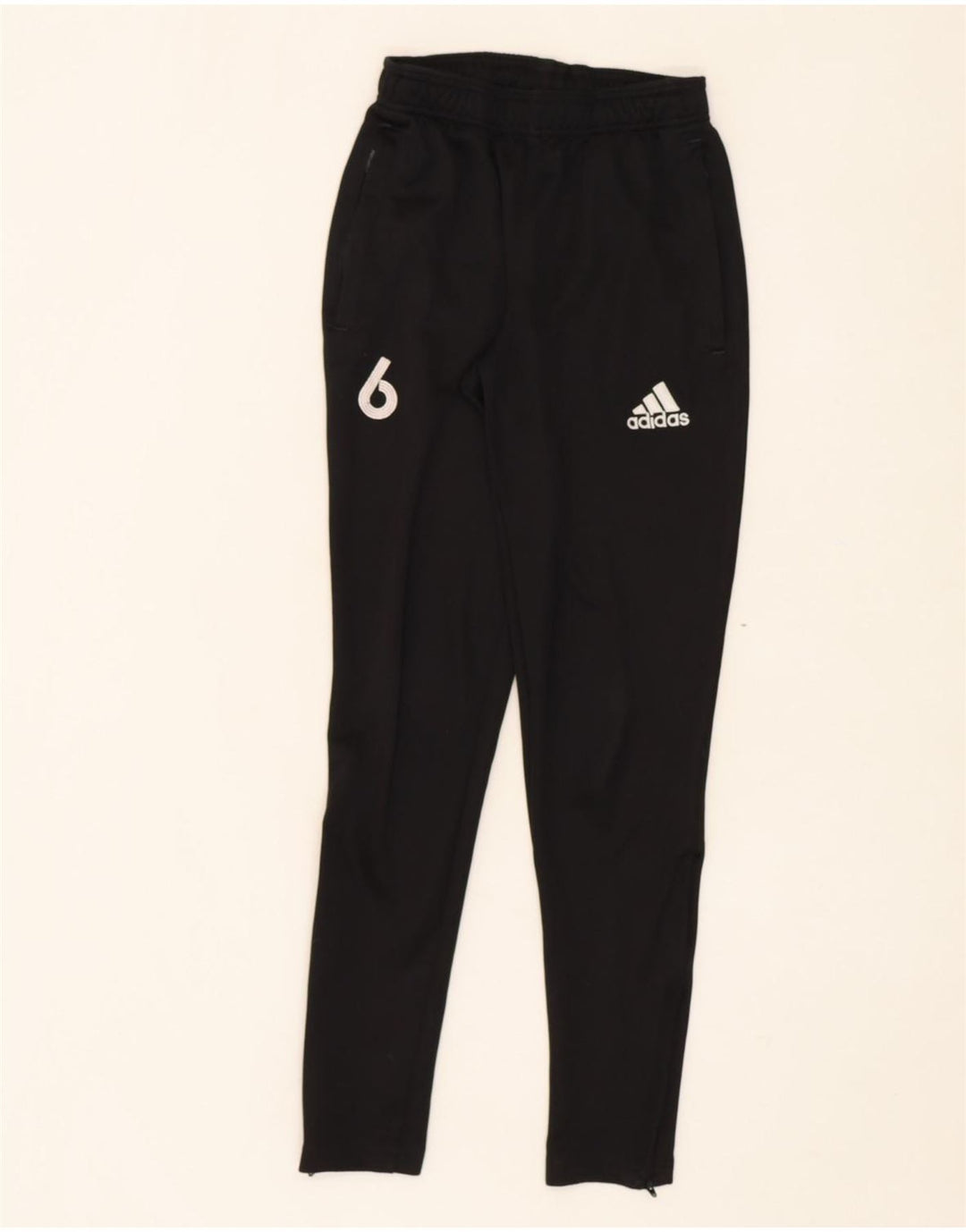 ADIDAS Mens Climalite Tracksuit Trousers XS  Black Polyester Vintage Adidas and Second-Hand Adidas from Messina Hembry 