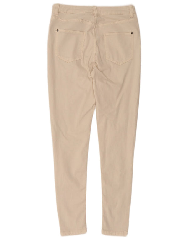 Женские джинсы суперскинни Marks & Spencer UK 12 Medium W32 L29 Бежевые хлопковые