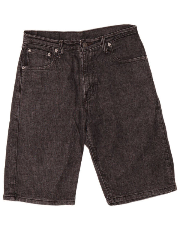 Мужские джинсовые шорты Levi's 559 W30, хлопок среднего серого цвета
