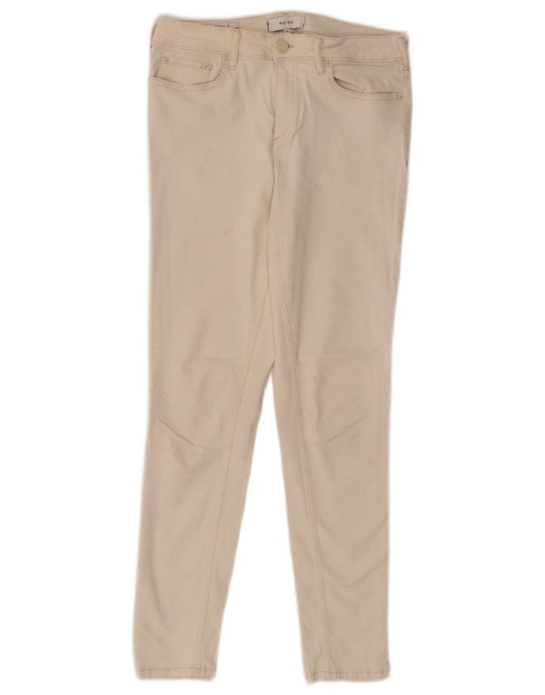 Женские джинсы скинни Reiss IT 32 2XS W23 L29 Белый хлопок